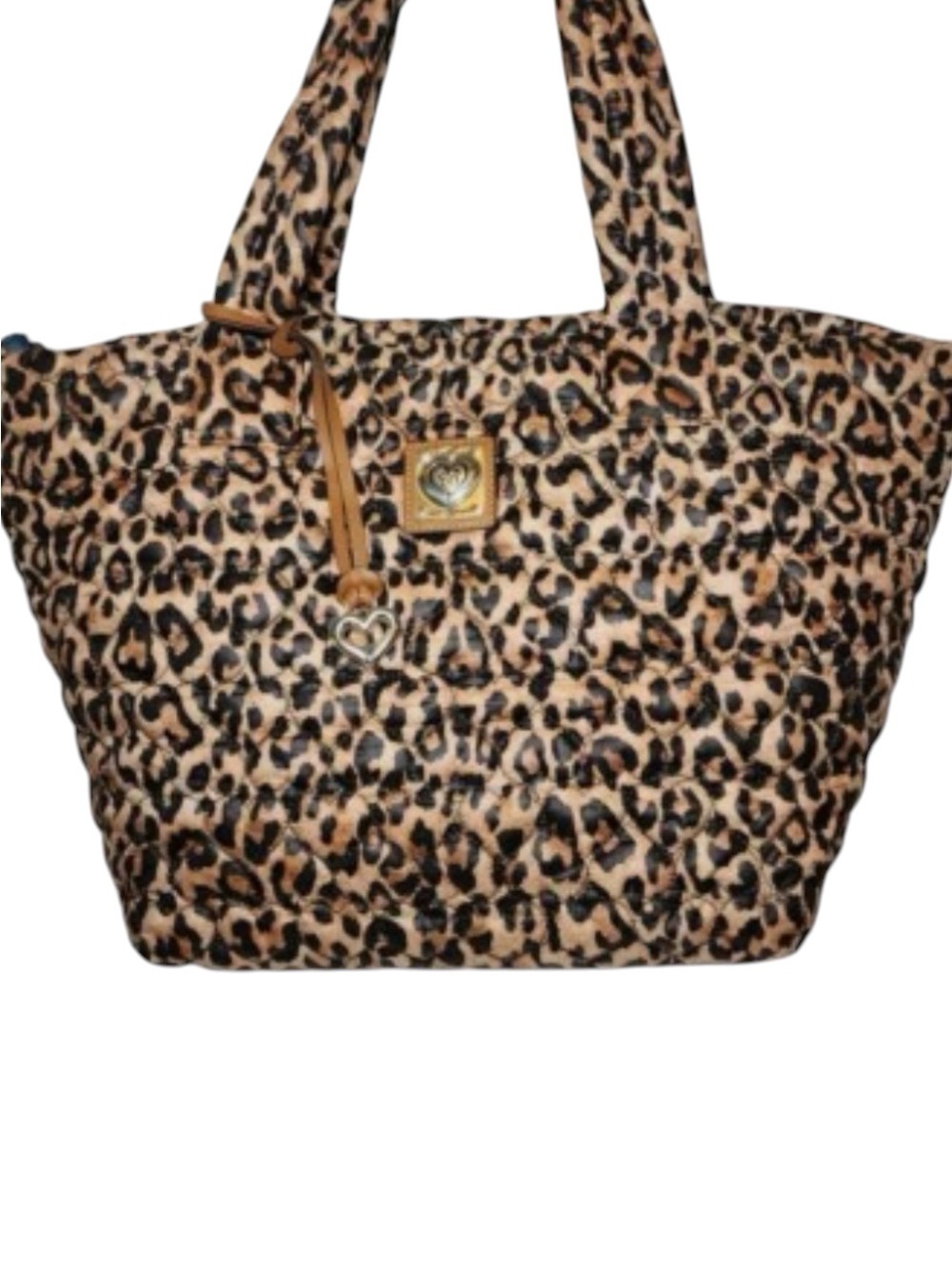 BRIGHTON HEART TO HEART KARTER CATWALK QUILTED LIGHTWEIGHT TOTE W/TRAVEL POUCH - Picture 3 of 16